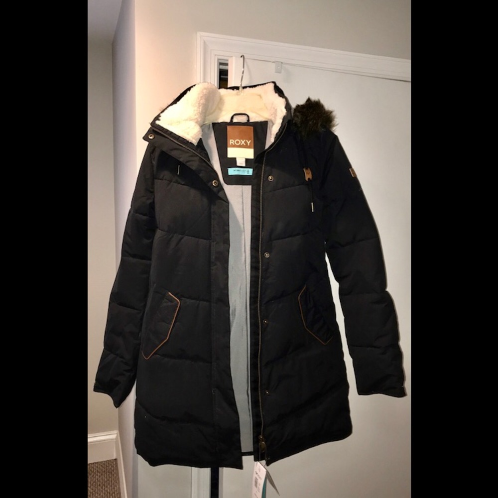 Roxy Ellie Waterproof Longline Puffer Jacket